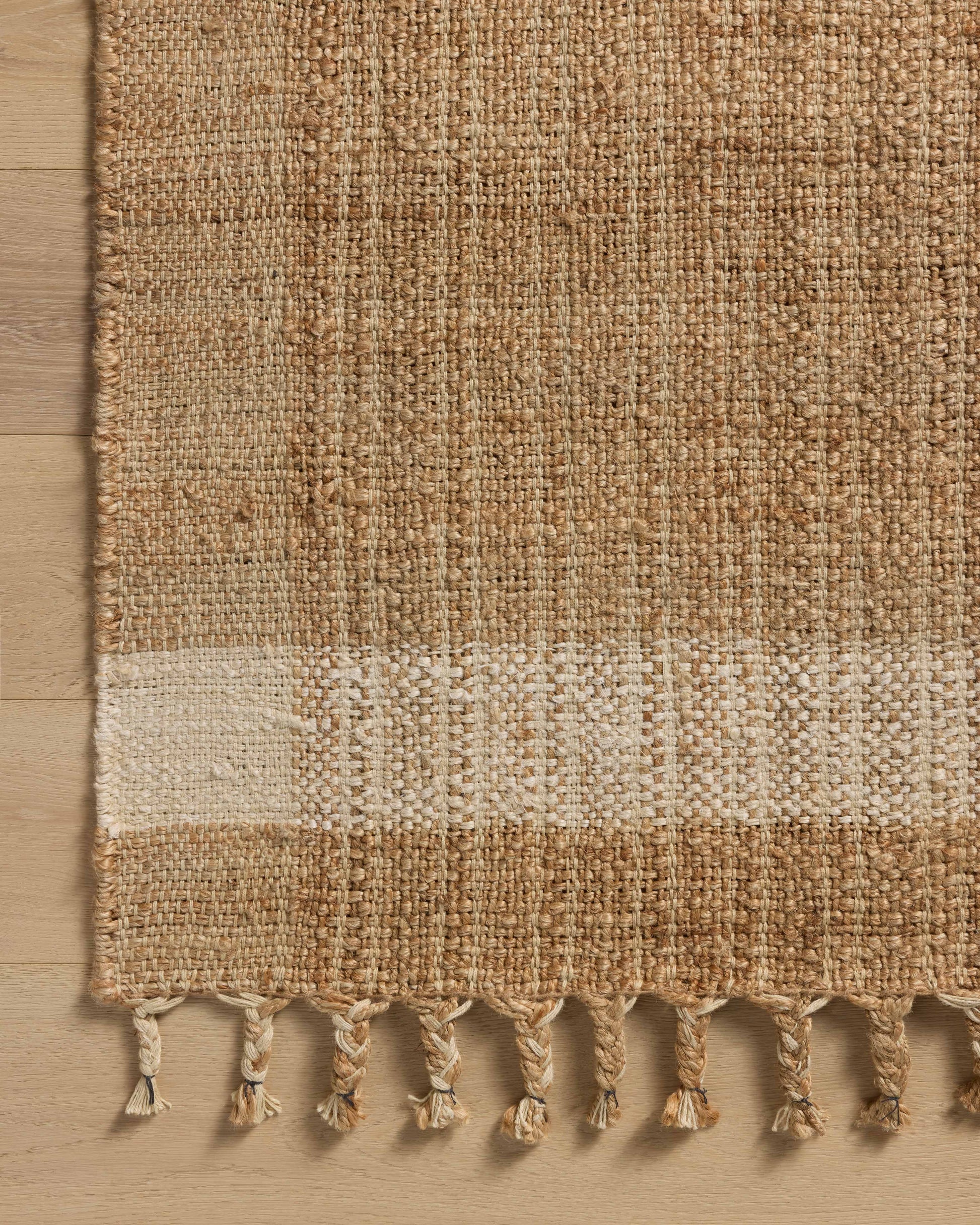 Magnolia Home by Joanna Gaines x Loloi Louie Natural / Ivory 9'-3" x 13' Area Rug - LOE-02 - 9'-3" x 13'