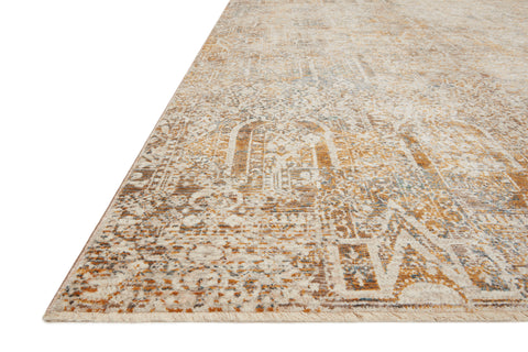 Lourdes Ivory / Orange 11'-6" x 15'-7" Area Rug - LOU-05 - 11'-6" x 15'-7"