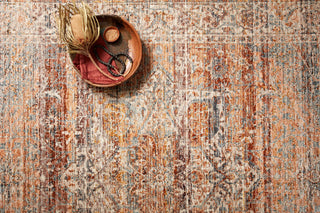 Lourdes Tangerine / Ocean Rug