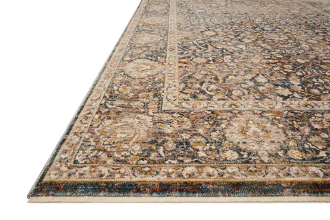 Lourdes Charcoal / Ivory 11'-6" x 15'-7" Area Rug - LOU-08 - 11'-6" x 15'-7"