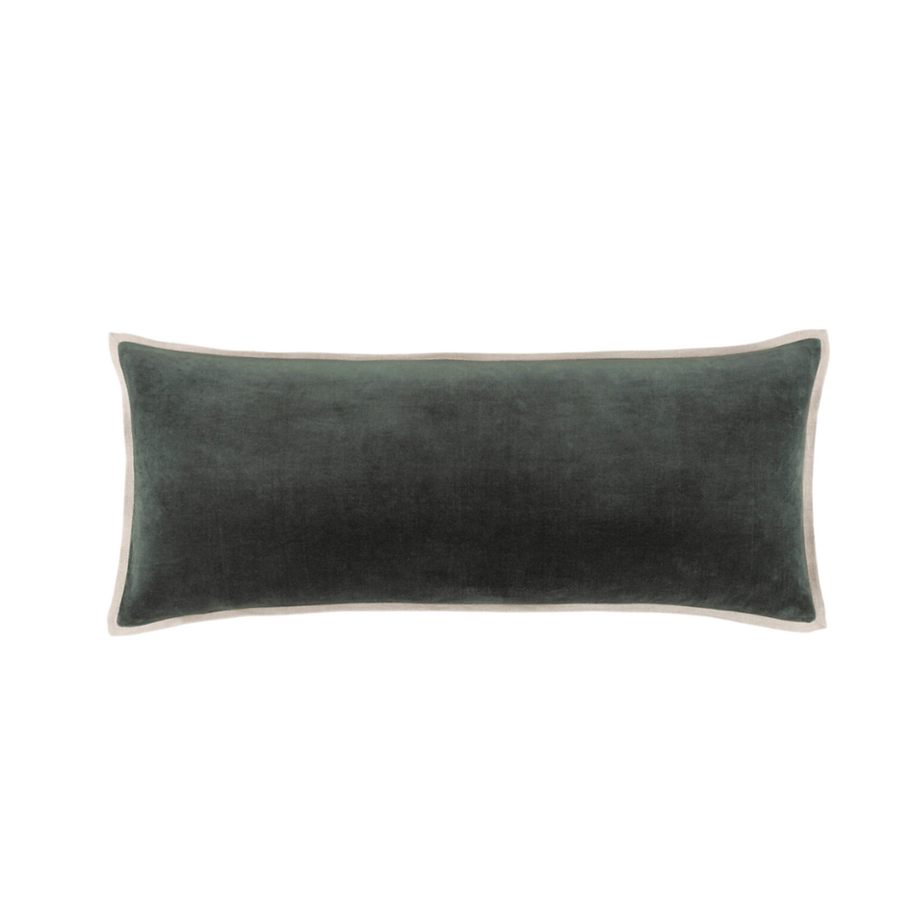 Kalamata Velvet / Linen Everglade Pillows