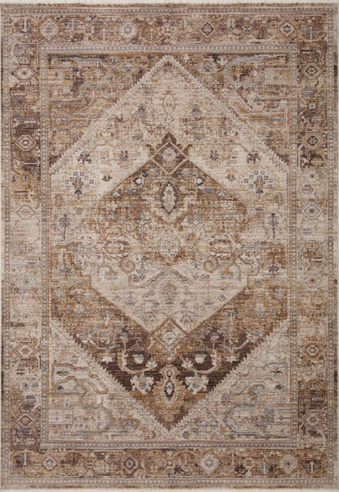 Lyra Natural / Mocha 11'-6" x 15'-7" Area Rug - LYR-07 - 11'-6" x 15'-7"