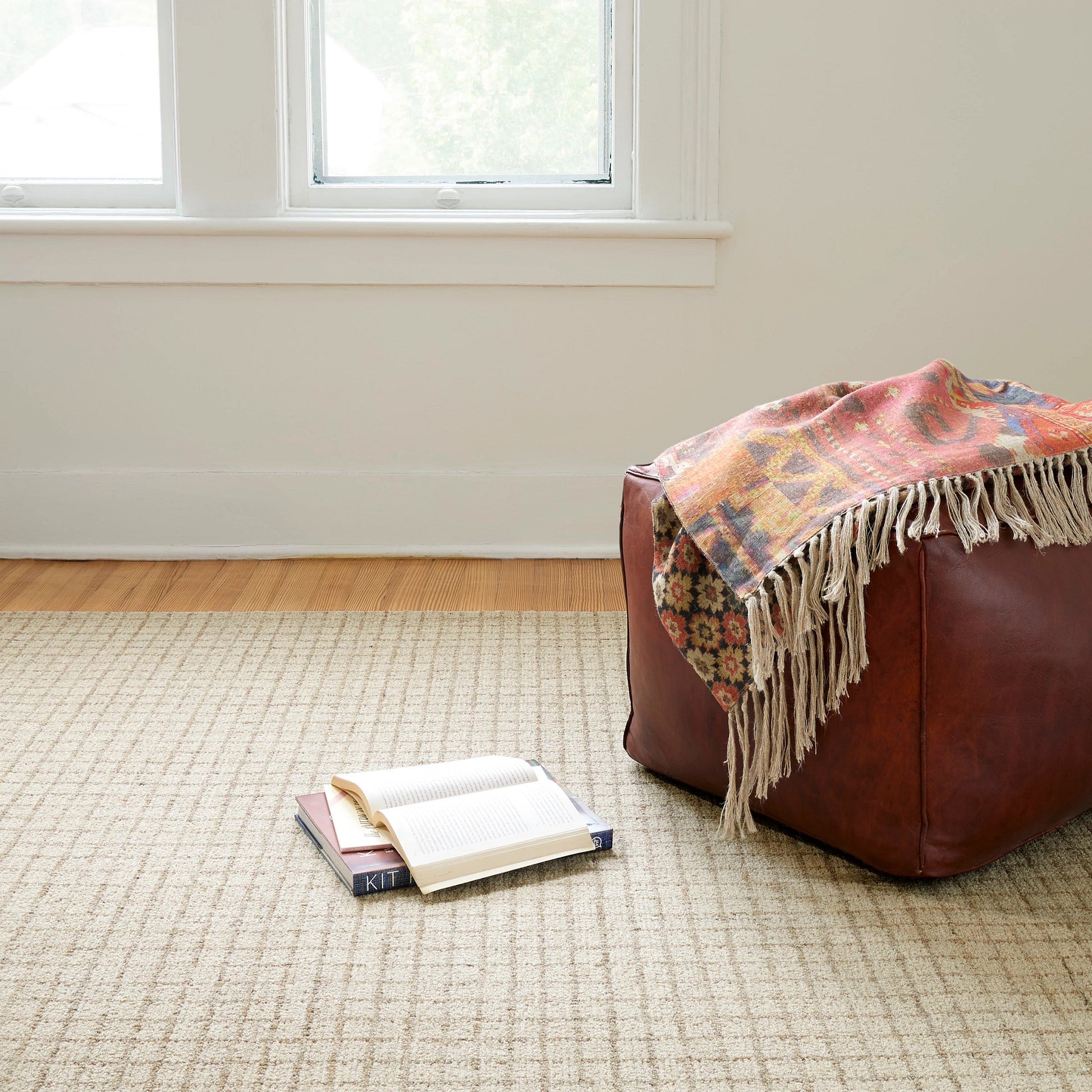 Conall Natural Hand Micro Hooked Wool Rug - DA1971 - 10x14