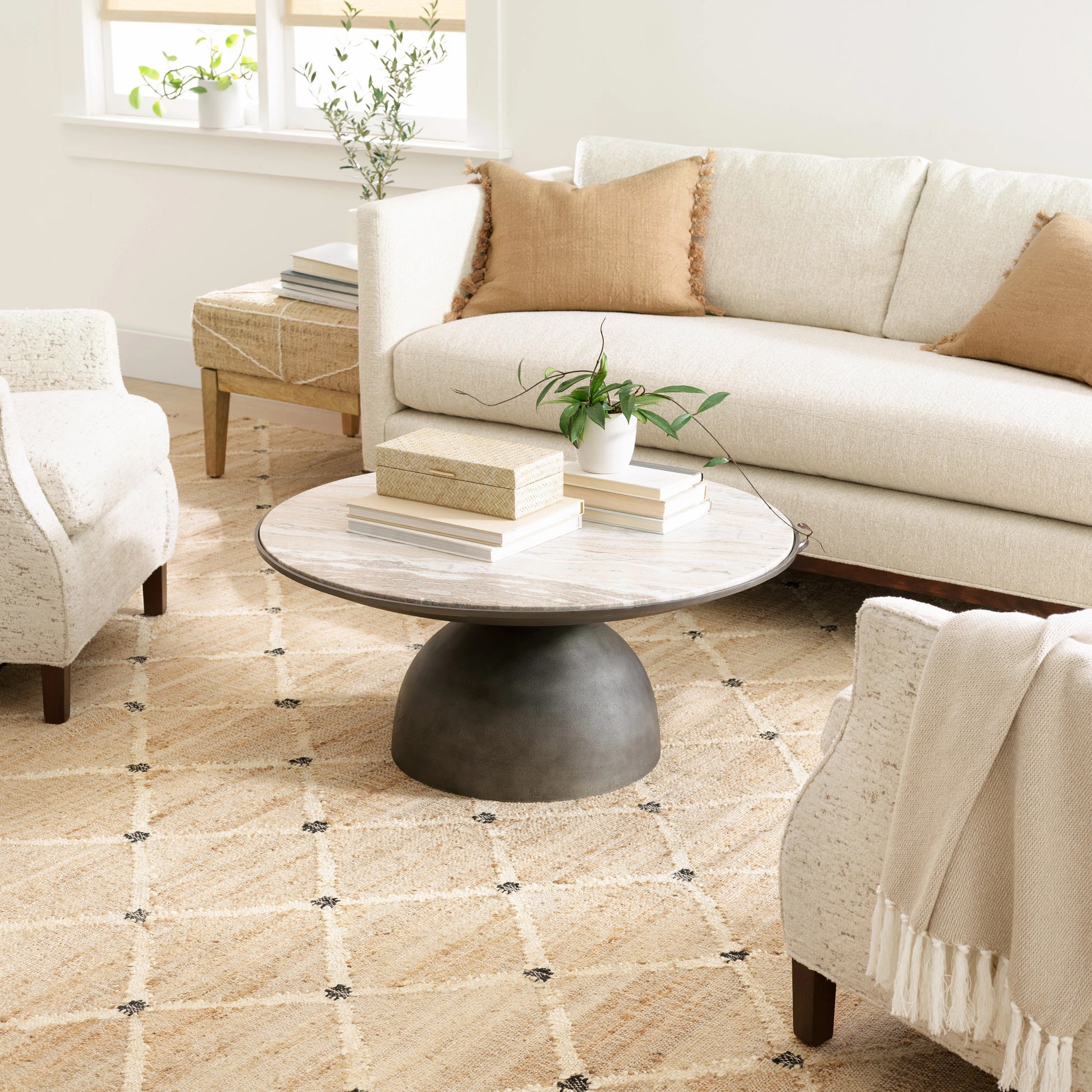 Kali Natural Handwoven Jute Rug - DA1044 - 10x14