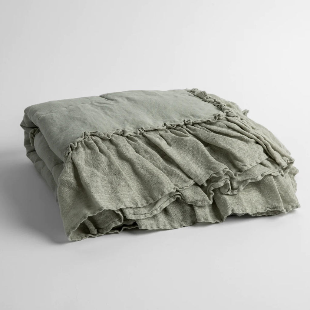 Linen Whisper Baby Blanket