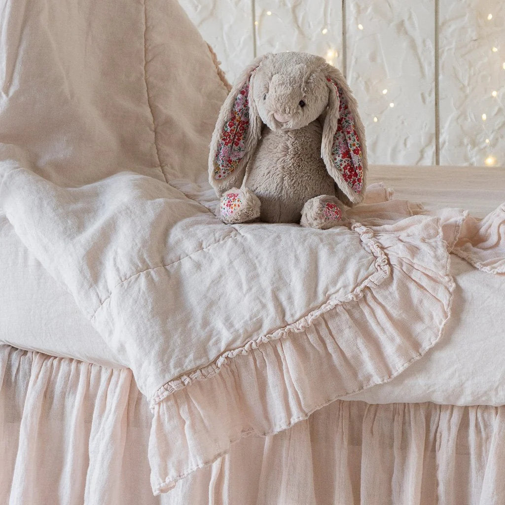 Linen Whisper Baby Blanket