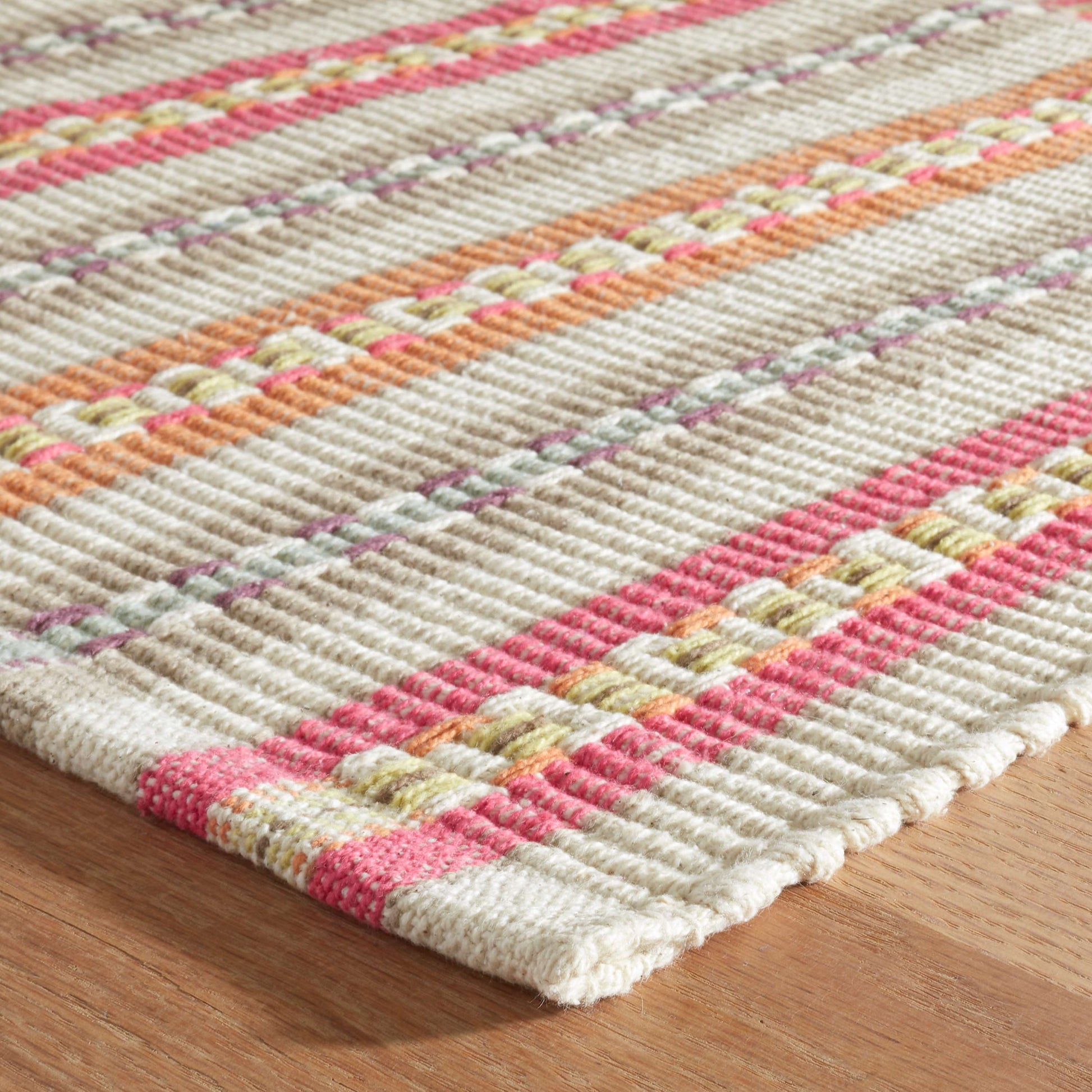 Long Slade Spice Handwoven Cotton Rug - DA1998 - 10x14