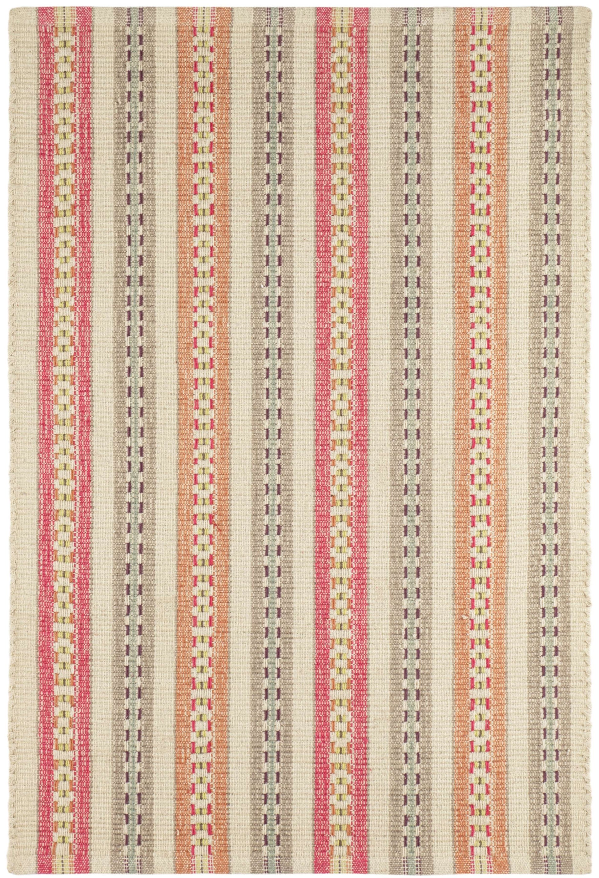 Long Slade Spice Handwoven Cotton Rug - DA1998 - 10x14