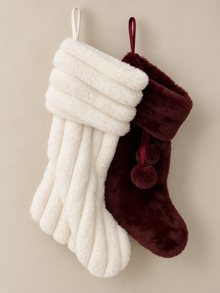 Heirloom Faux Fur Stocking