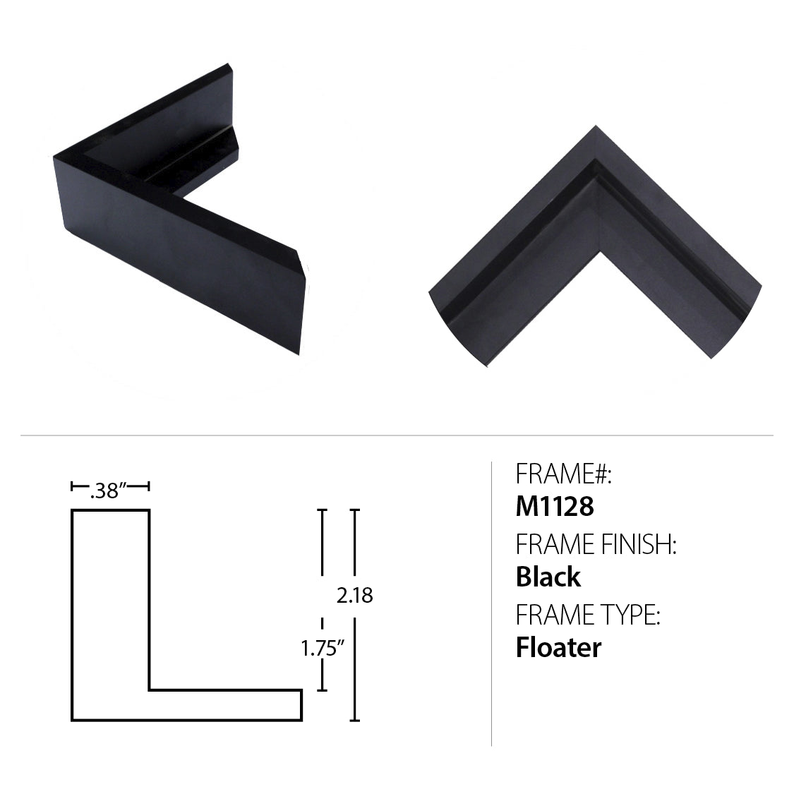 Concrete Abstract Framed Canvas