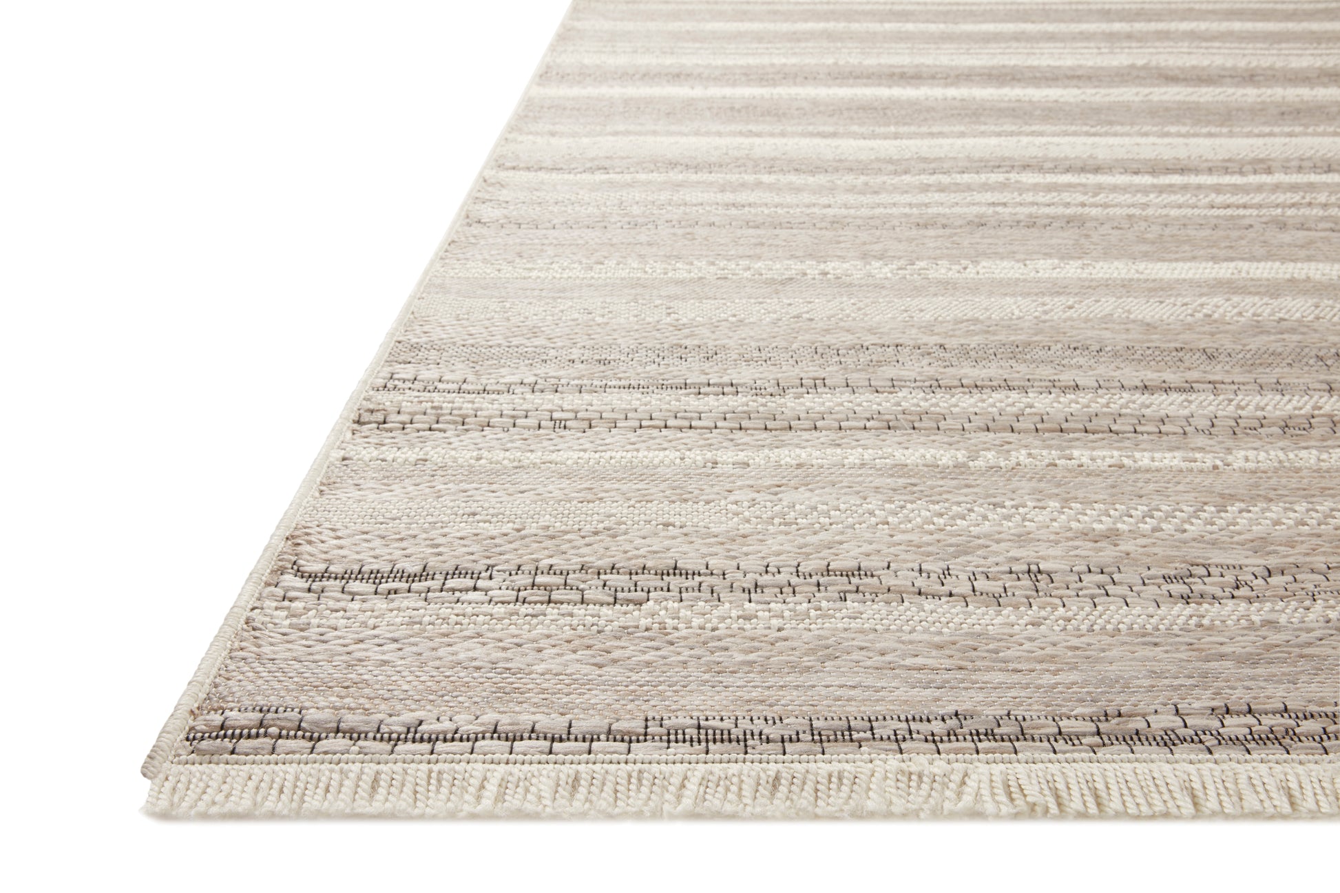 Amber Lewis × Loloi Malibu II Ivory / Dove Rug