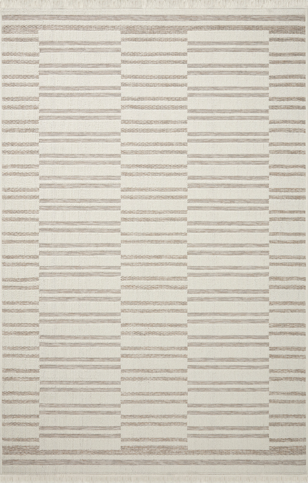 Amber Lewis × Loloi Malibu III Ivory / Dove Rug