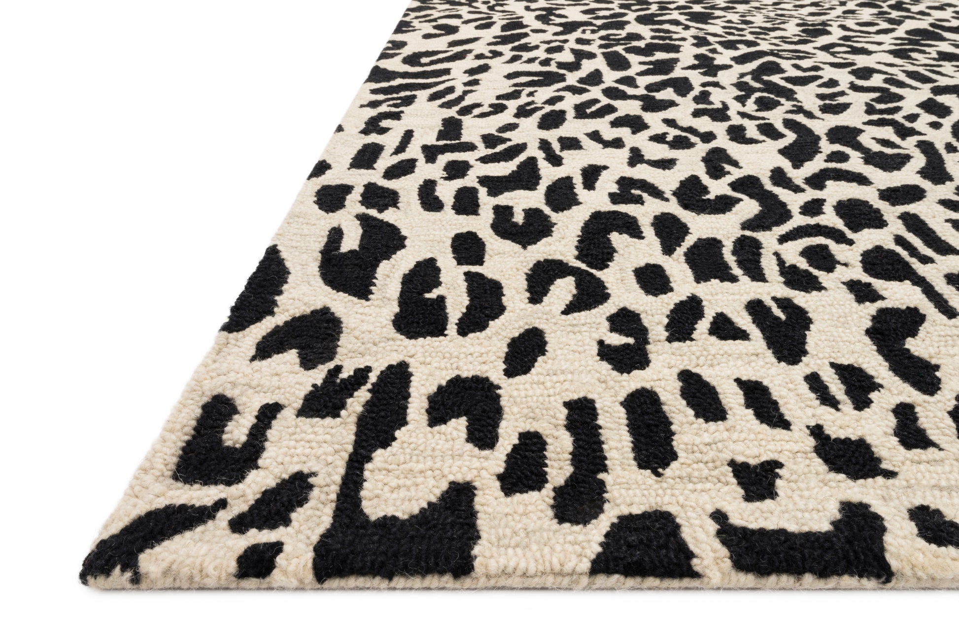 Masai Black / Ivory 9'-3" x 13' Area Rug - MAS-02 - 9'-3" x 13'