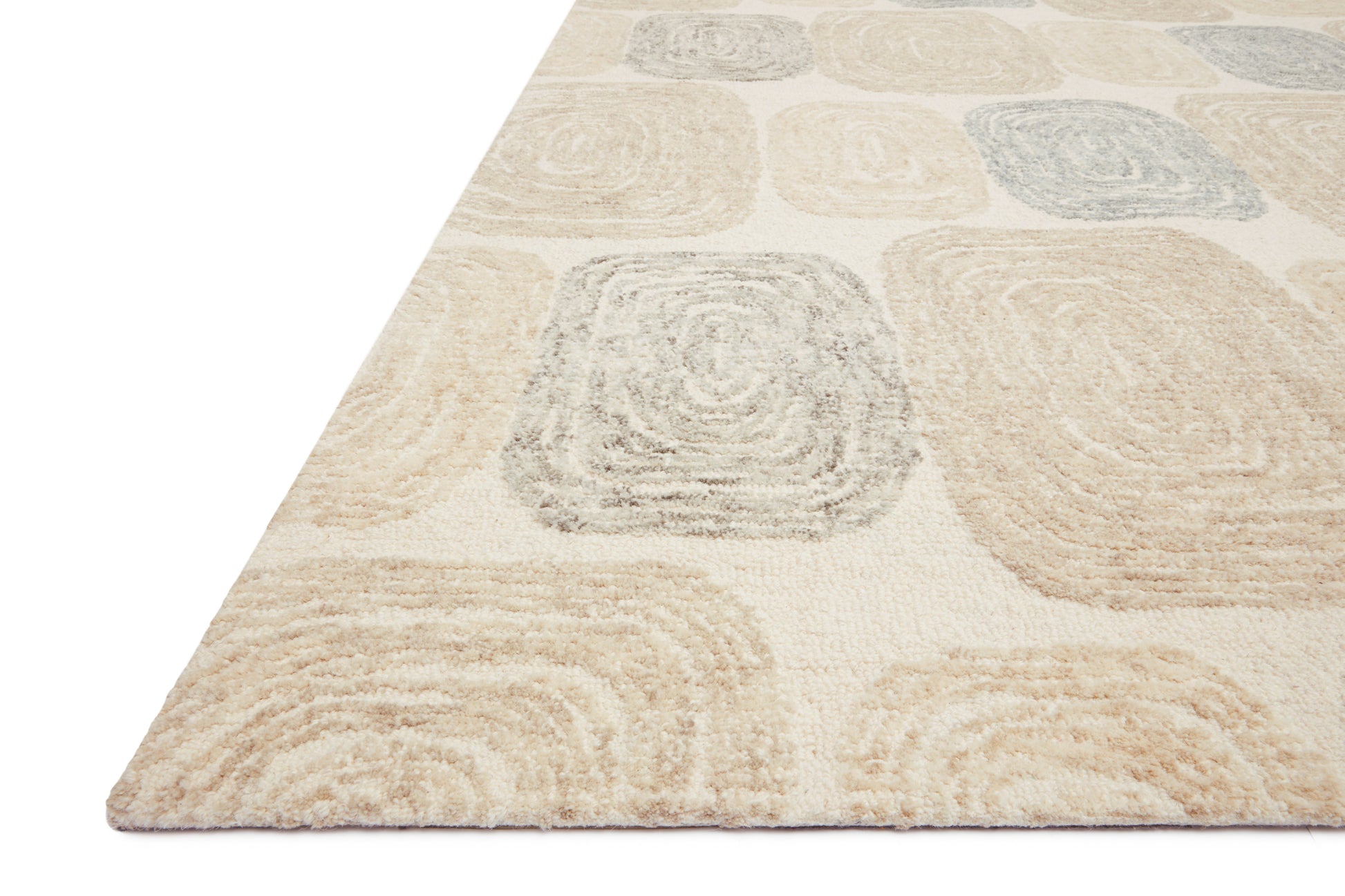 Milo Teal / Neutral 11'-6" x 15' Area Rug - MLO-01 - 11'-6" x 15'