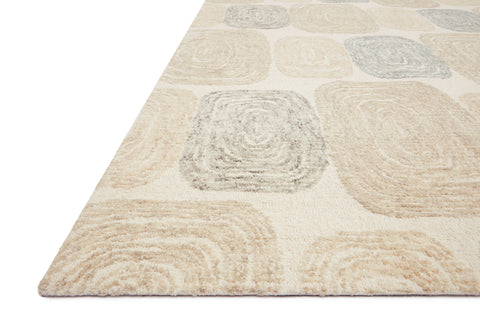 Milo Teal / Neutral 11'-6" x 15' Area Rug - MLO-01 - 11'-6" x 15'