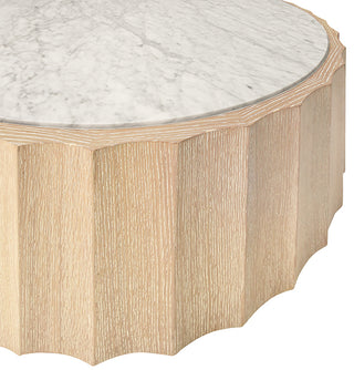 Carrara Fluted Coffee Table