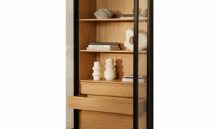 Charlotte Tall Cabinet Black