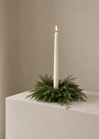 Cedar Candle Ring