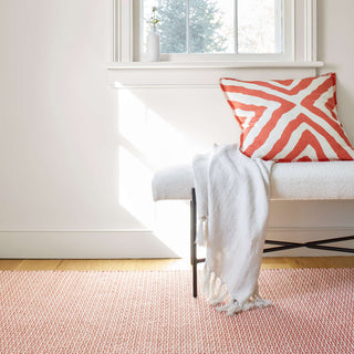 Miss Muffet Paprika Handwoven Cotton Rug - DA1991 - 10x14