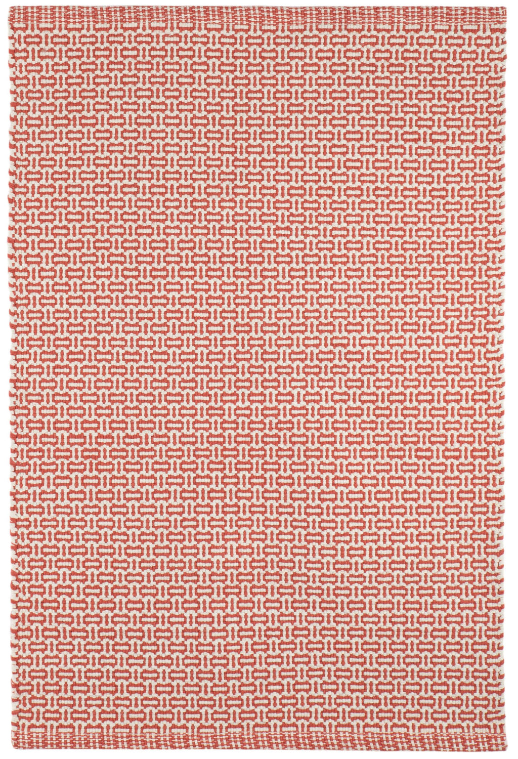 Miss Muffet Paprika Handwoven Cotton Rug - DA1991 - 10x14