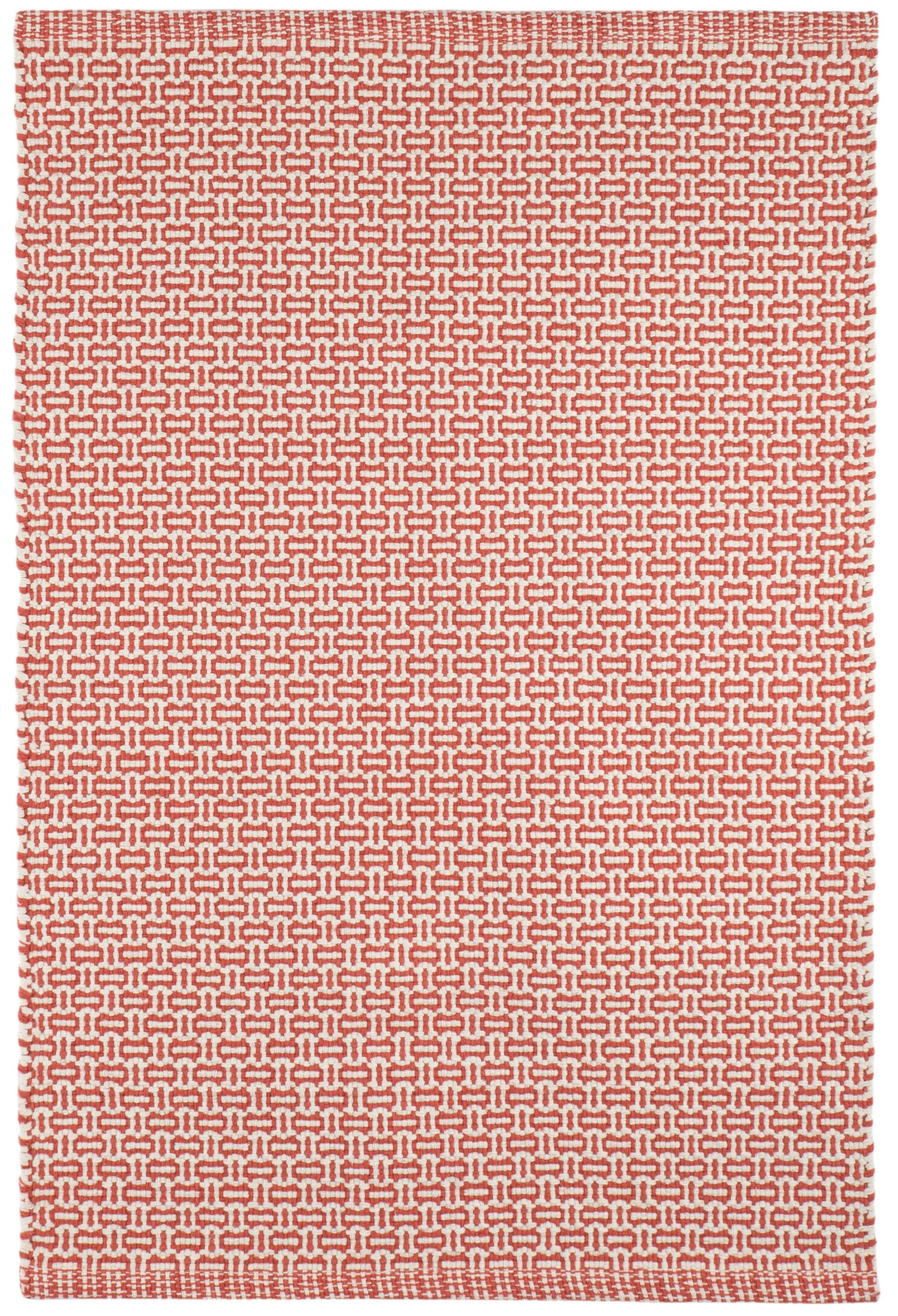 Miss Muffet Paprika Handwoven Cotton Rug - DA1991 - 10x14