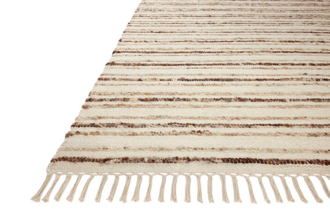 Magnolia Home by Joanna Gaines x Loloi Nico Ivory / Natural 9'-3" x 13' Area Rug - NIC-01 - 9'-3" x 13'