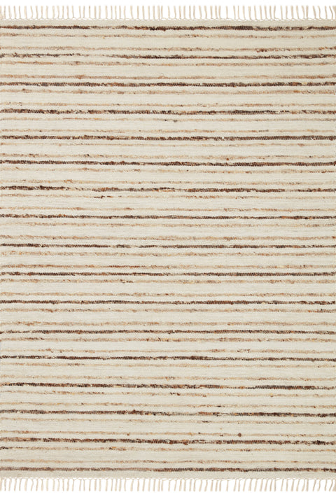 Magnolia Home by Joanna Gaines x Loloi Nico Ivory / Natural 9'-3" x 13' Area Rug - NIC-01 - 9'-3" x 13'