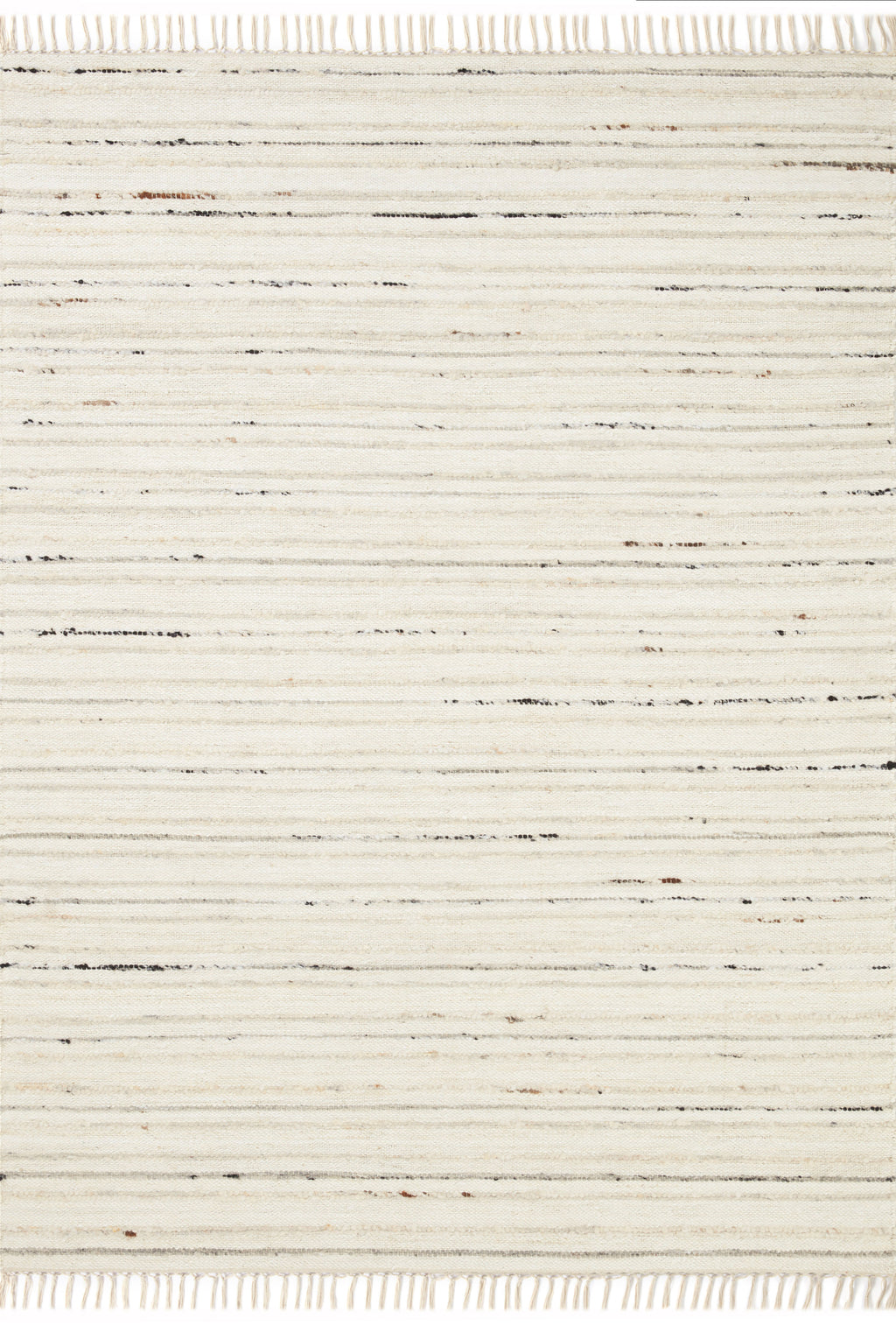 Magnolia Home by Joanna Gaines x Loloi Nico Ivory / Stone 9'-3" x 13' Area Rug - NIC-01 - 9'-3" x 13'