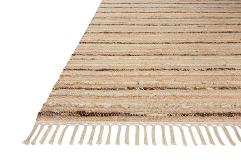 Magnolia Home by Joanna Gaines x Loloi Nico Natural / Bark 9'-3" x 13' Area Rug - NIC-01 - 9'-3" x 13'