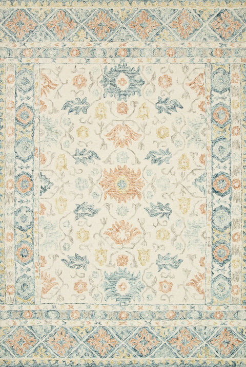 Norabel Ivory / Multi 9'-3" x 13' Area Rug - NOR-01 - 9'-3" x 13'