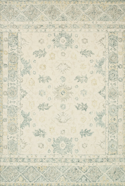 Norabel Ivory / Slate 9'-3" x 13' Area Rug - NOR-01 - 9'-3" x 13'