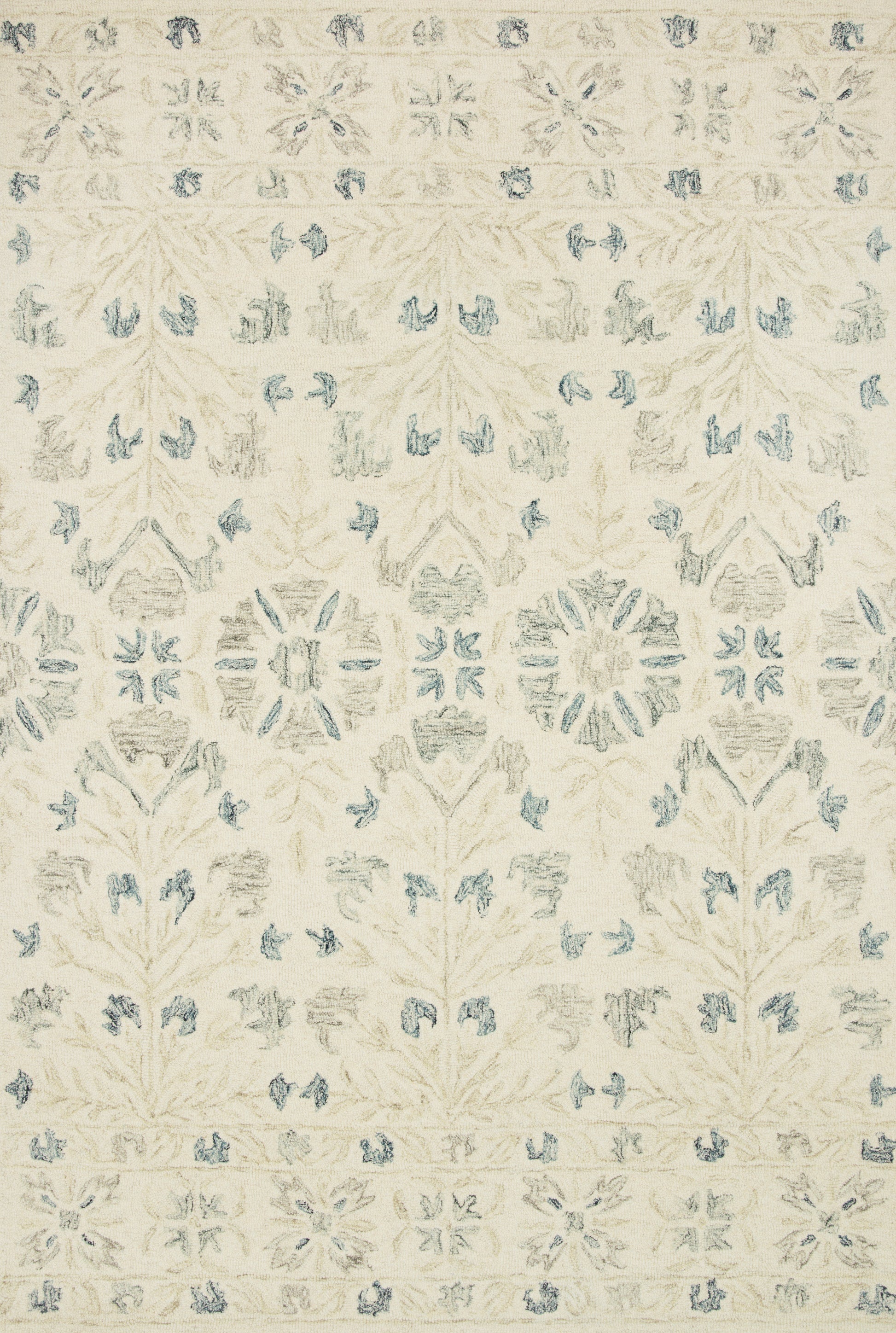 Norabel Ivory / Grey 9'-3" x 13' Area Rug - NOR-02 - 9'-3" x 13'