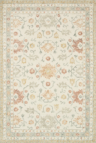 Norabel Ivory / Rust Rug