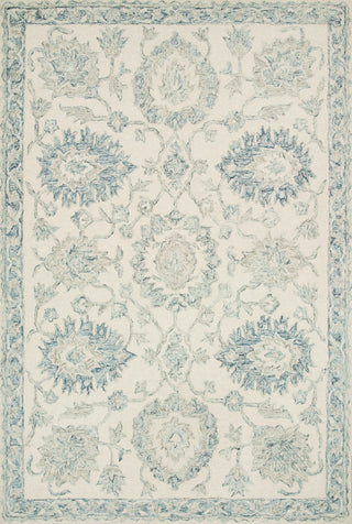 Norabel Ivory / Blue Rug