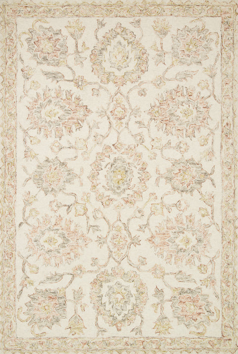 Norabel Ivory / Blush 9'-3" x 13' Area Rug - NOR-04 - 9'-3" x 13'