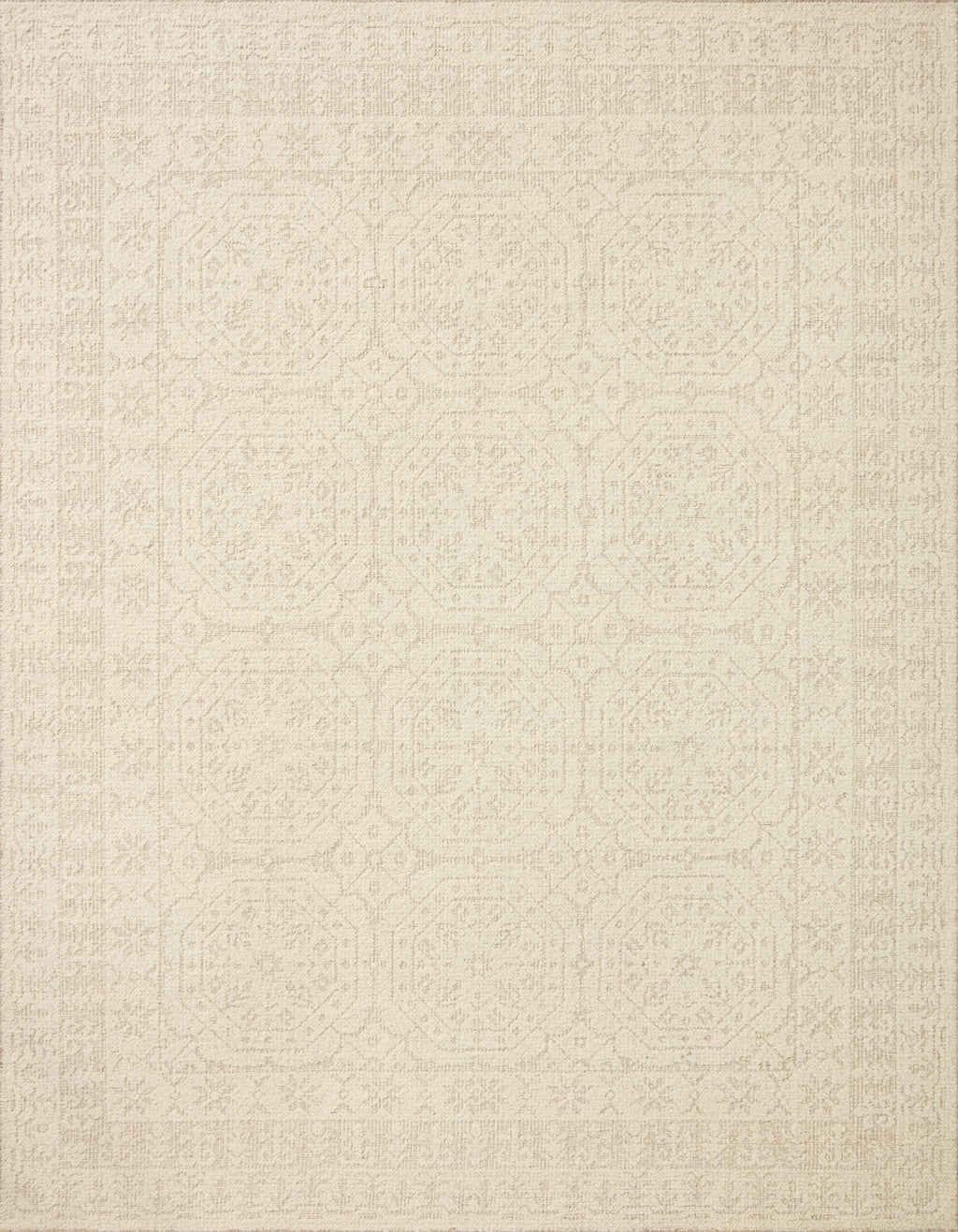 Novi Ivory / Dove 11'-6" x 15' Area Rug - NVI-01 - 11'-6" x 15'