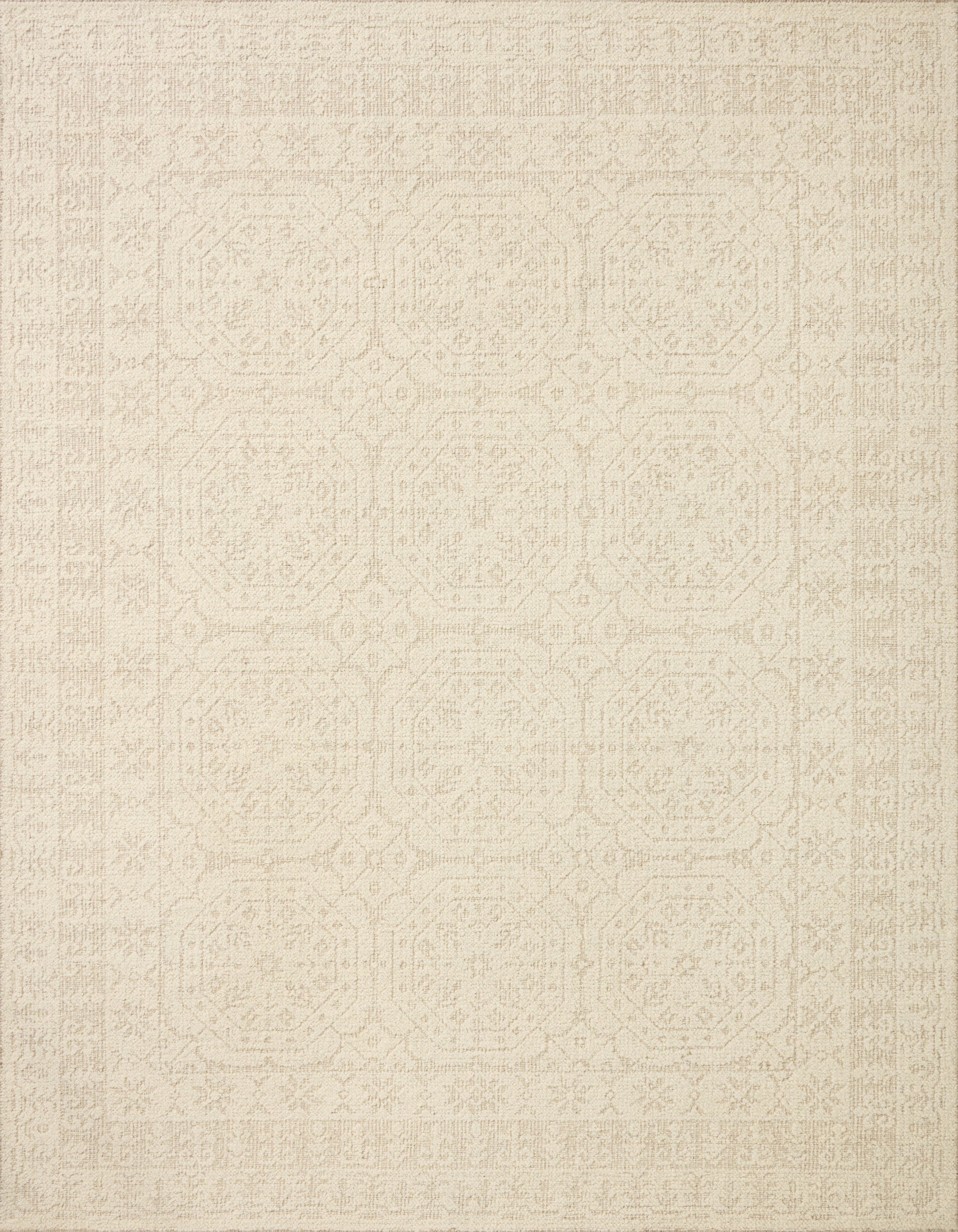 Novi Ivory / Dove 11'-6" x 15' Area Rug - NVI-01 - 11'-6" x 15'