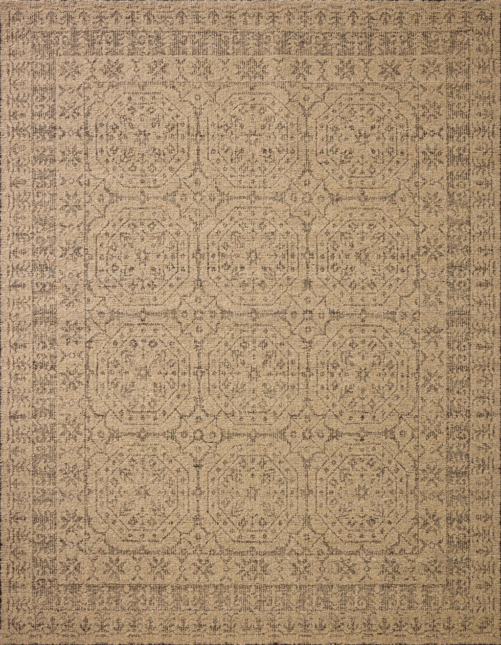 Novi Tan / Onyx 11'-6" x 15' Area Rug - NVI-01 - 11'-6" x 15'