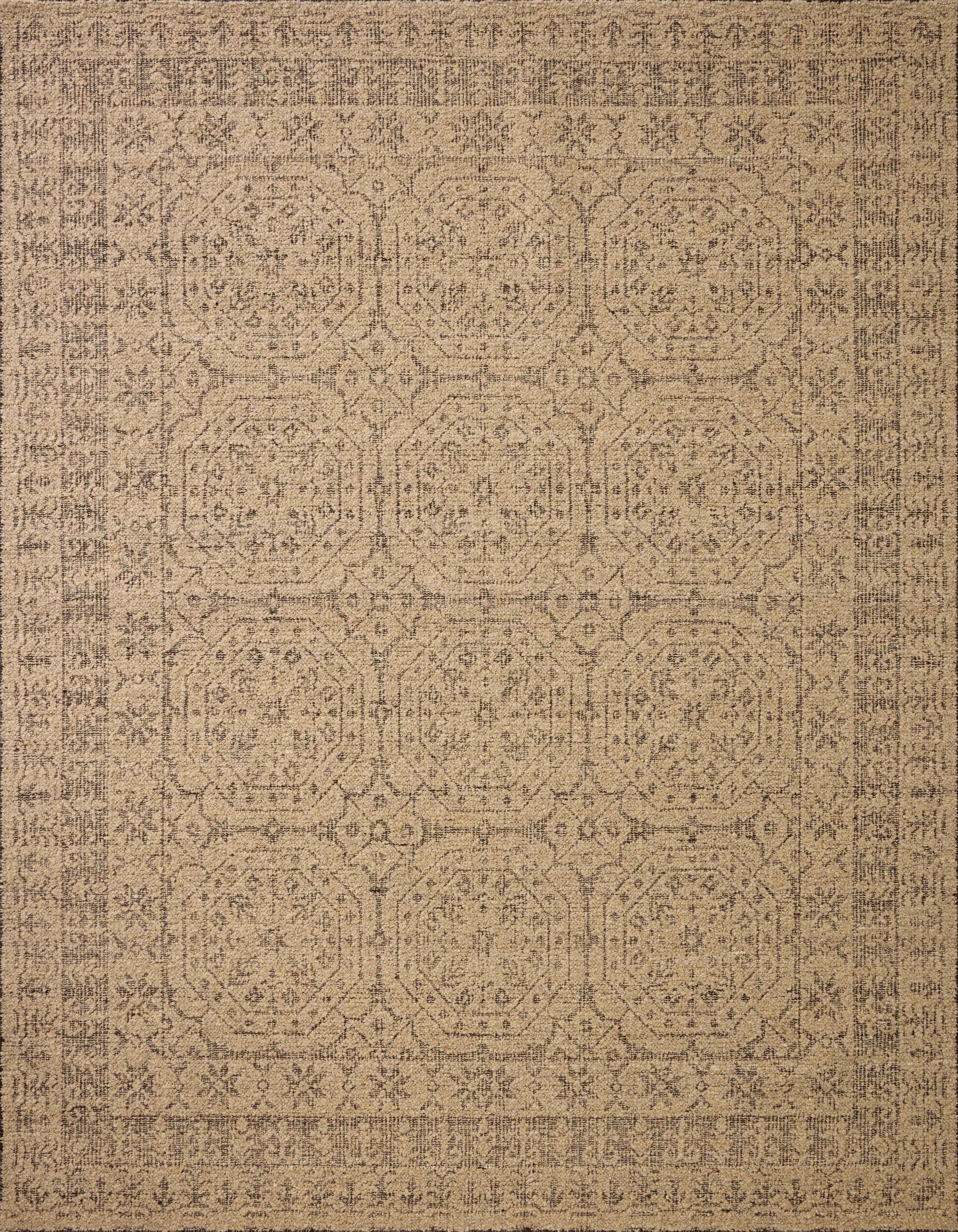 Novi Tan / Onyx 11'-6" x 15' Area Rug - NVI-01 - 11'-6" x 15'