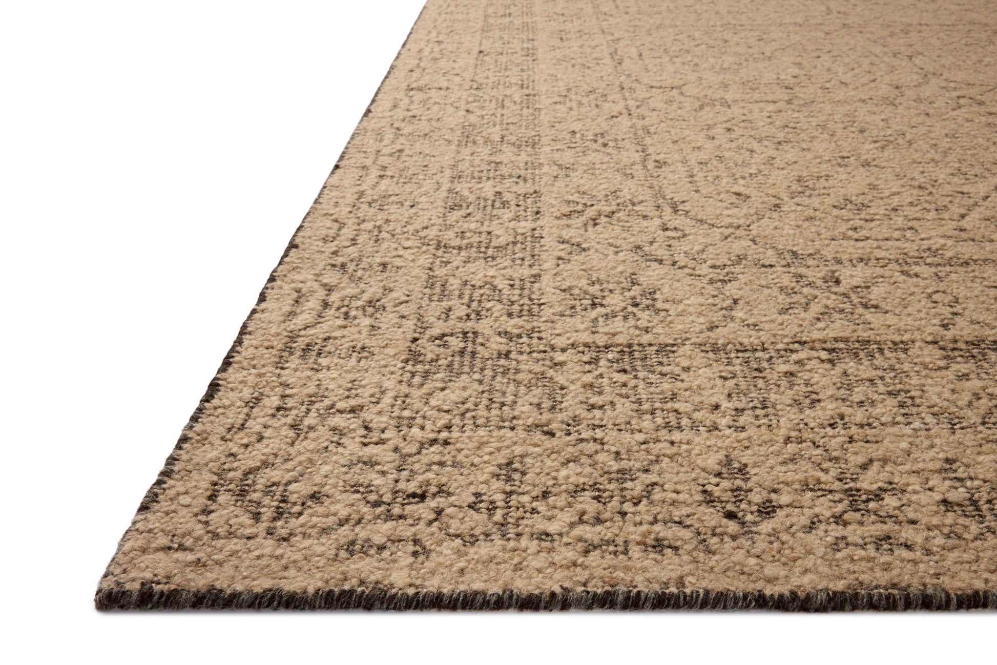 Novi Tan / Onyx 11'-6" x 15' Area Rug - NVI-01 - 11'-6" x 15'