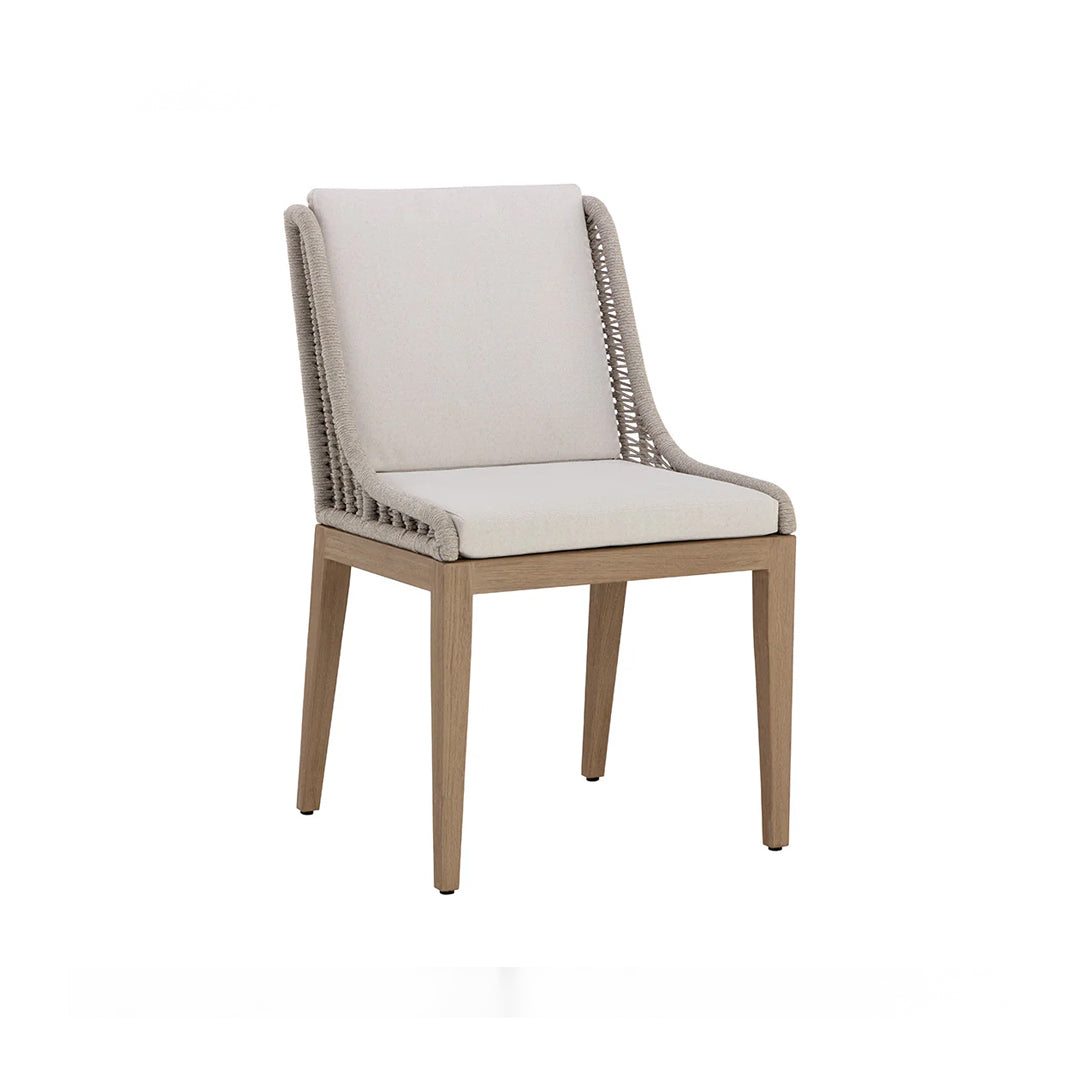 Ayla Outdoor Dining Chair, Drift Brown