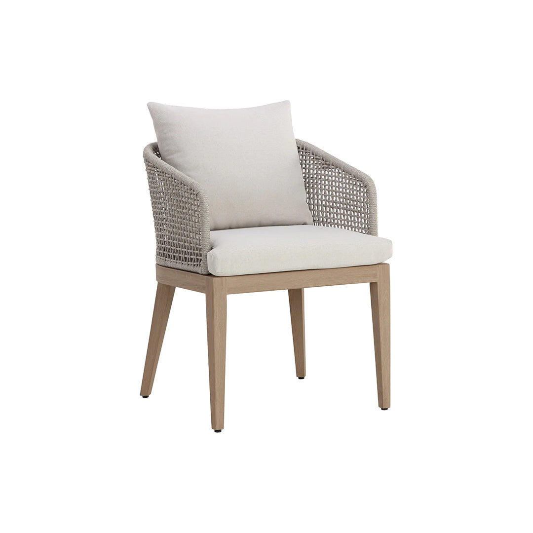 Zoe Outdoor Armchair, Drift Brown