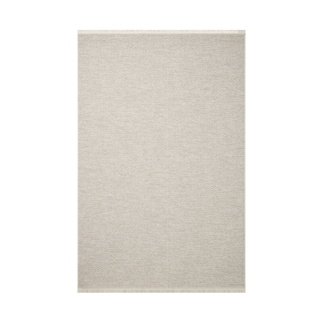 Amber Lewis × Loloi Malibu Ivory / Dove Rug