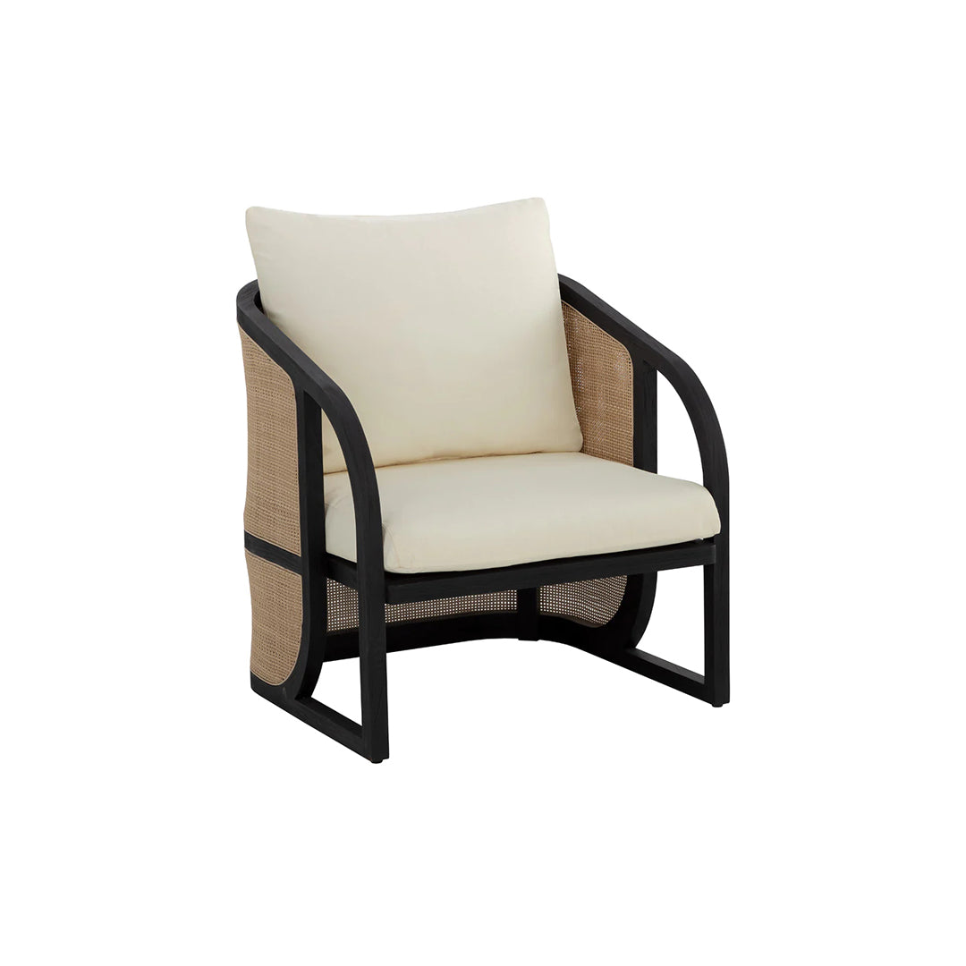 Saint Tropez Lounge Chair, Charcoal