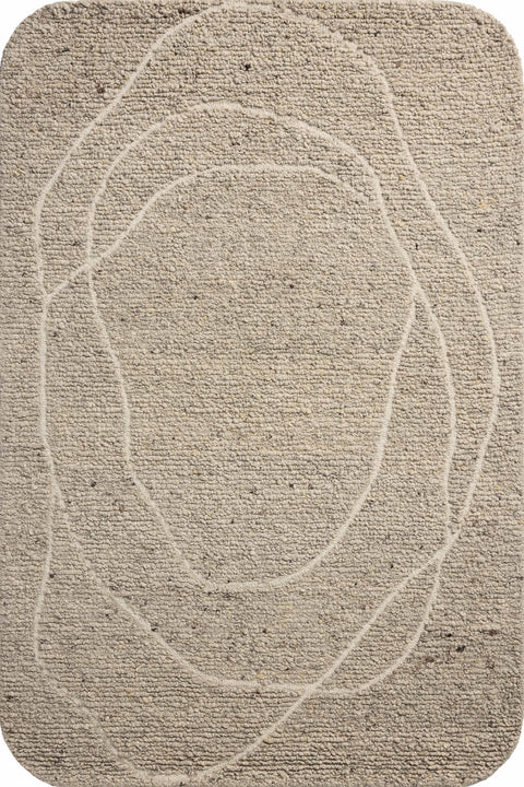 Otis Oatmeal / Ivory 9'-3" x 13' Area Rug - OTT-01 - 9'-3" x 13'