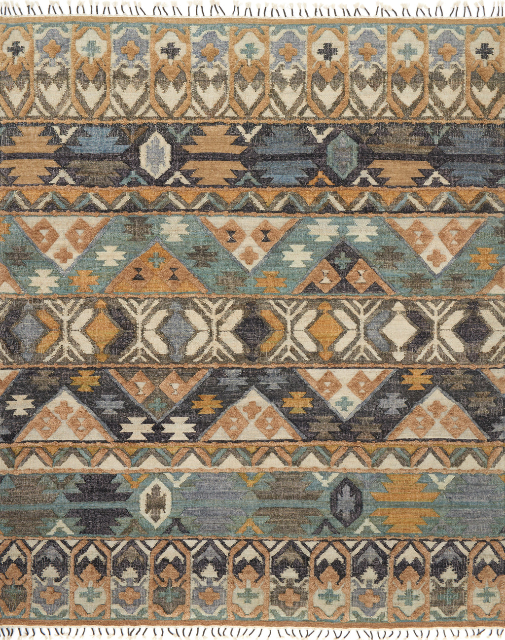 Owen Ocean / Camel 9'-3" x 13' Area Rug - OW-02 - 9'-3" x 13'