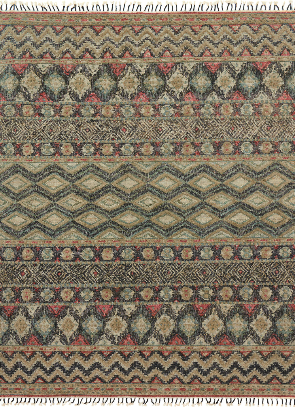 Owen Indigo / Sage 9'-3" x 13' Area Rug - OW-03 - 9'-3" x 13'