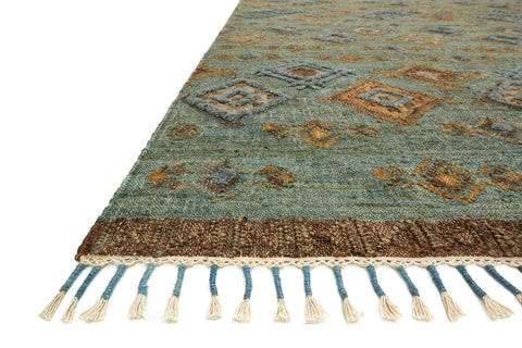 Owen Sea / Blue 9'-3" x 13' Area Rug - OW-04 - 9'-3" x 13'