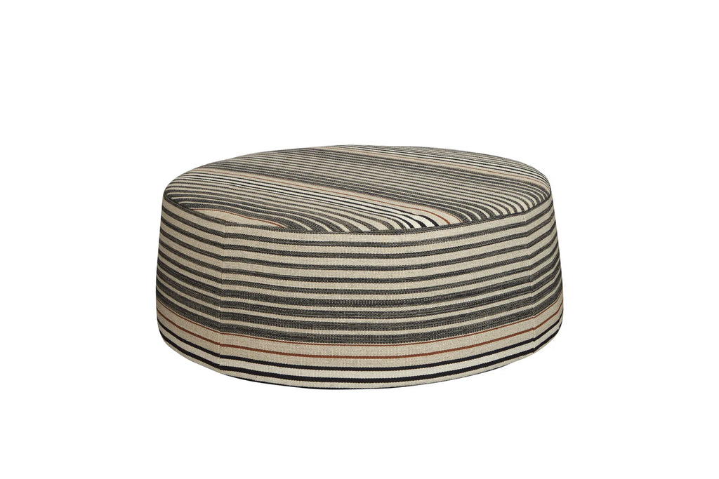 Ralph Striped Ottoman