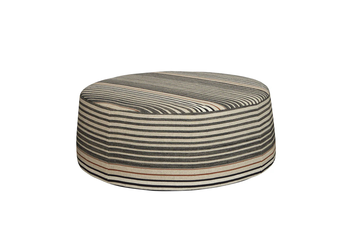 Ralph Striped Ottoman
